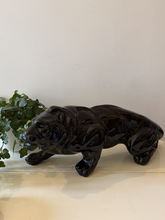 Scultura di Leone in Ceramica Italiana – Oggetti decorativi (photo 4 of 5)