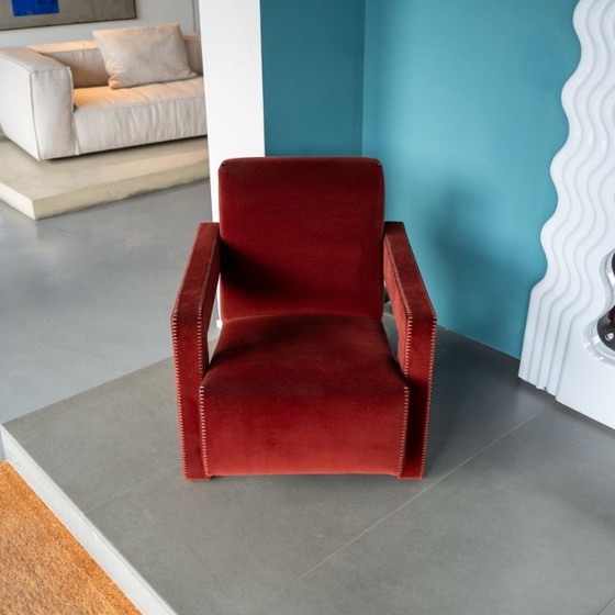 Image 1 of CASSINA 637 UTRECHT In Vinaccia B/Bordeaux SOFT VELVET
