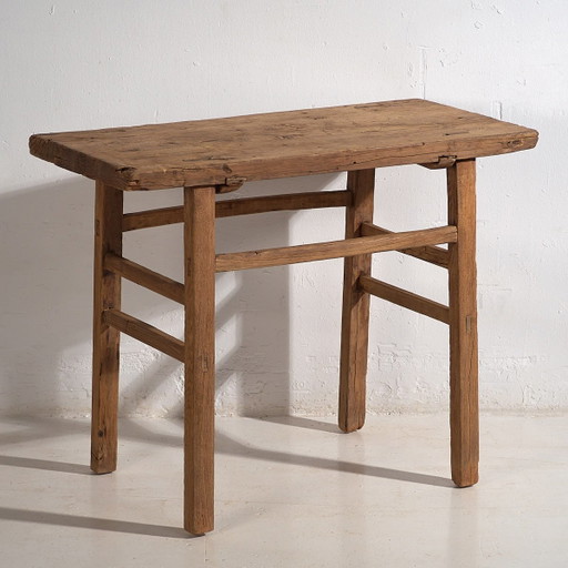 Antieke houten console tafel (ca. 1920) #6