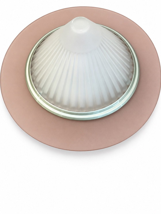 Vintage Arteluce pendant lamp – Glass, Metal (photo 2 of 5)