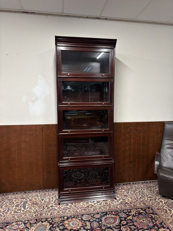 Classic English Globe Wernicke Bookcase – Glass, Wood (photo 2 of 10)