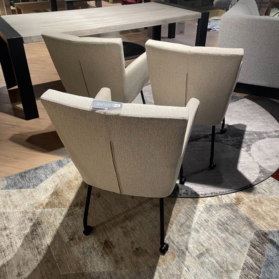 Juego de 3 Mento – INHOUSE, Sillas de comedor, Plastic, Textile (photo 3 of 3)