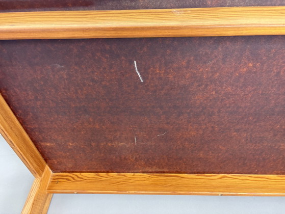Image 1 of Vintage Coffeetable Pinewood with white melamine top. Design Yngve Ekström for Swedese.
