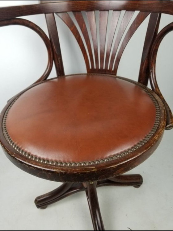Image 1 of Prachtige Thonet stijl bureaustoel