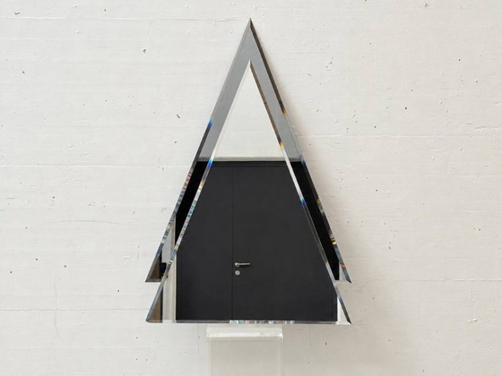Image 1 of Postmoderne spiegel Schaduwlijn LYNN, jaren 1980
