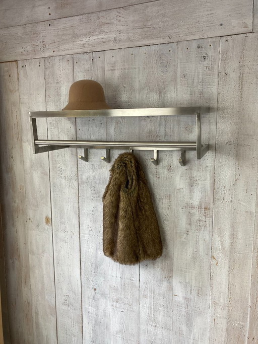 Porte-manteaux inox 80's