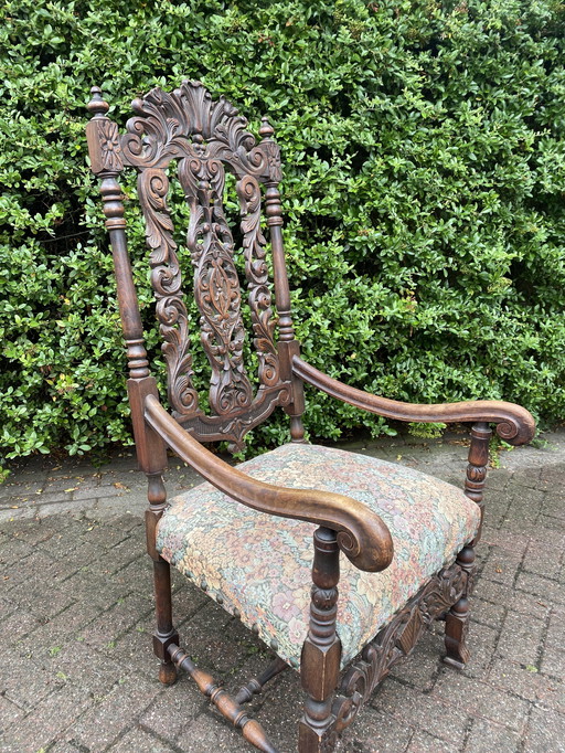 Beautiful antique castle chair