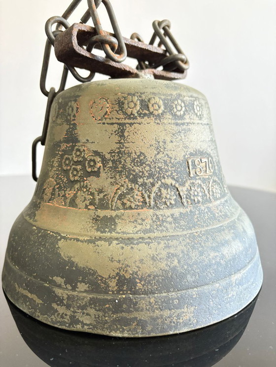 Image 1 of Antica campana in bronzo – Italia, 1870
