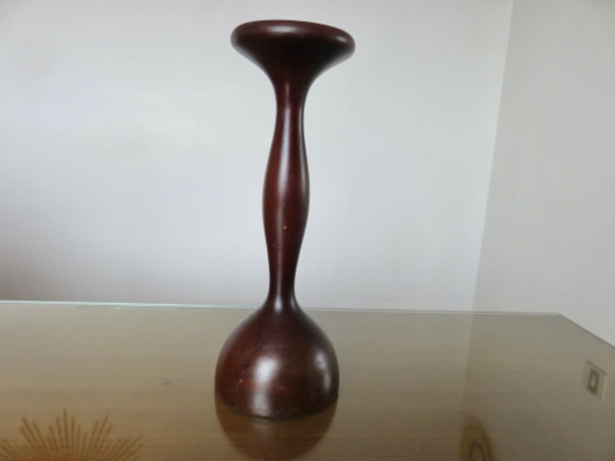 Image 1 of Pair of imposing Scandinavian candlesticks, 70s/80s