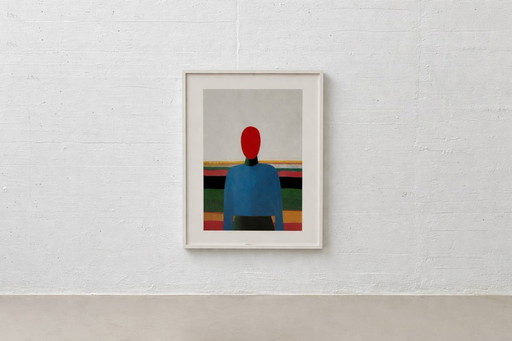 Screen print by Kazimir Malevich, work Torso, after 1928–1932