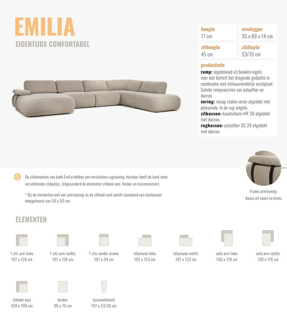 Image 1 of Banque Sevn Modulaire Emilia NEUVE sous emballage