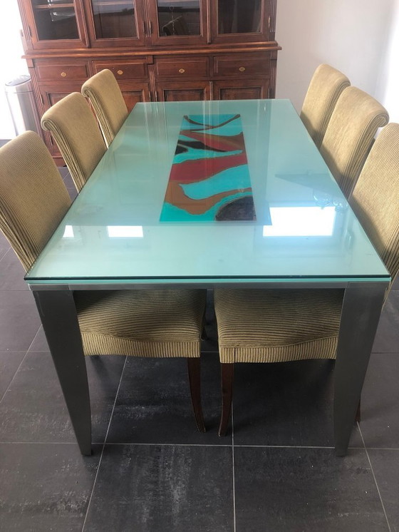 Image 1 of Tavolo da pranzo unico dal design vintage