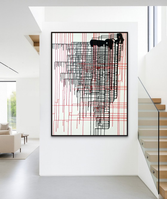 Antadze Abstract Composition XXL – Paintings & Drawings, Canvas (photo 2 of 15)