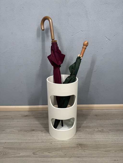 Mid-Century Space Age umbrella stand – plastic design from the 1960s