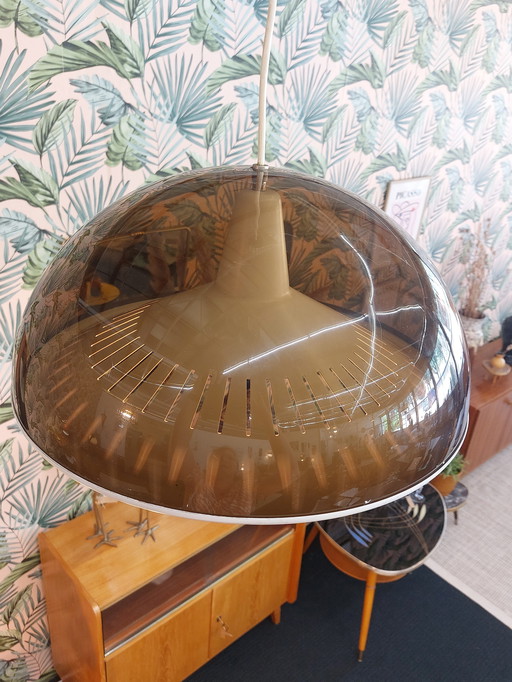 Lampe pendante vintage de l'ère spatiale 1970 Italie