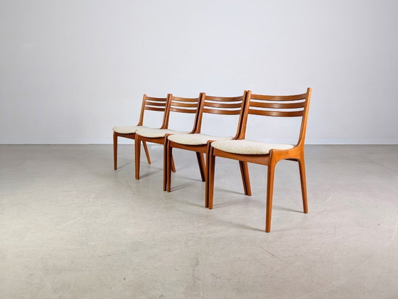 Image 1 of Set of 4 Midcentury Chairs KS Møbler Teak Danish Design Vintage