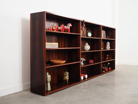 Image 1 of Boekenkast van palissanderhout, Deens ontwerp, jaren 70, gemaakt in Denemarken.