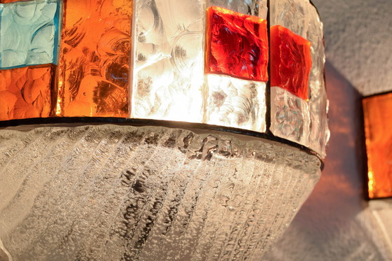 Image 1 of Juego de dos apliques de Poliarte Longobard de mediados del siglo XX.