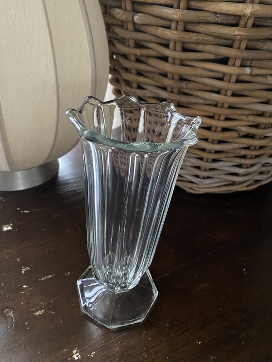 Image 1 of Art Deco glass vase circa 1930