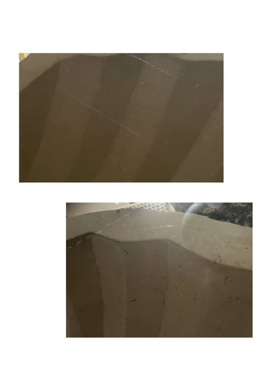 Image 1 of Vintage dining table in Mactan stone and glass by Magnussen Ponte, 1980