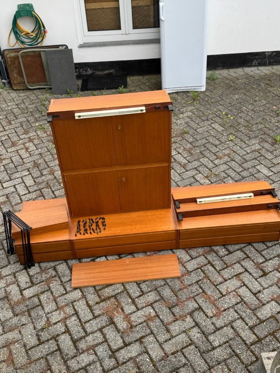 Image 1 of Omnia Modulair Teak Wandmeubel