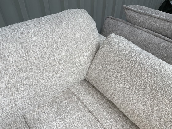 Image 1 of Desgin sofa bouclé with sleeping function and storage space