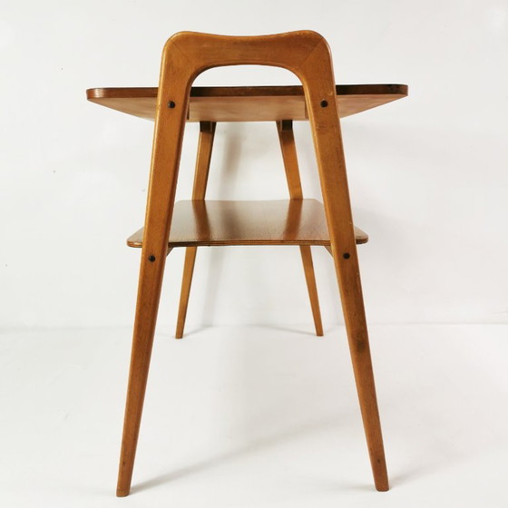 Modernistische bijzettafel, Duitsland, jaren 60. – Wood (photo 4 of 12)