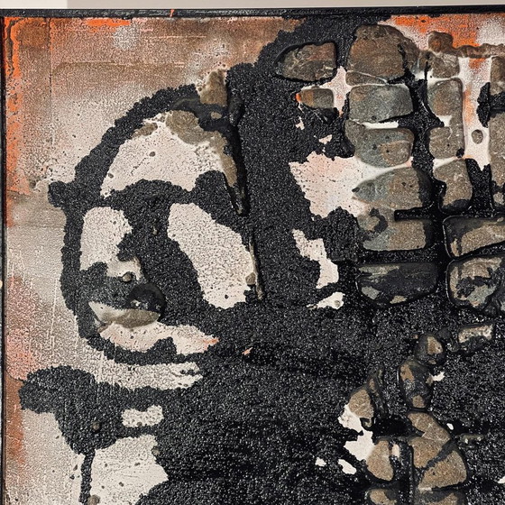Louis-Marie Londot, Huile et Concrétions sur Panneau N° 16, 1963, Technique Mixte – Peintures et dessins (photo 3 of 11)