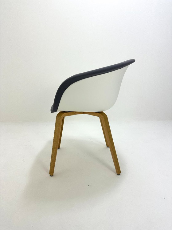 Sillas de diseño Arper Duna, Sillas de comedor, Textil, Madera, Gris (foto 11 de 14)