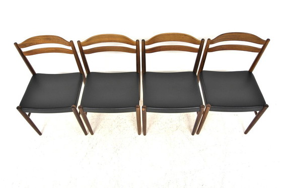 Rosewood Dining Chairs by Albin Johansson & Söner, Sweden, 1960s, Set of 4, Skai (photo 2 of 6)