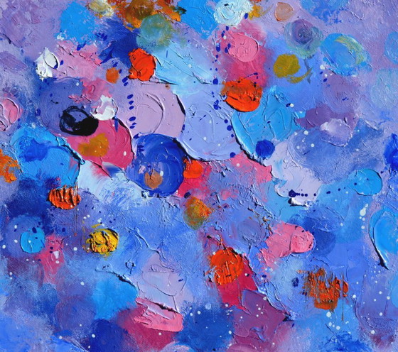Farbenfrohe Planeten – Gemälde & Zeichnungen, Canvas (photo 3 of 5)