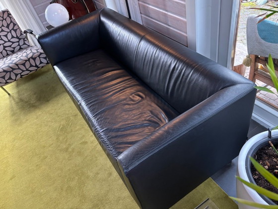 Image 1 of Sofa, Gelderland 4800 Black Leather