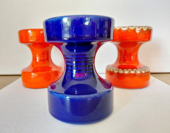3 candelabri vintage Steuler, Cari Zalloni, Germania Ovest 60-70 – Steuler Keramik - Cari Zalloni (photo 3 of 16)