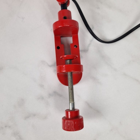 Image 1 of Lámpara de escritorio flexible italiana, años 70 – Cosmo Nero Alogena