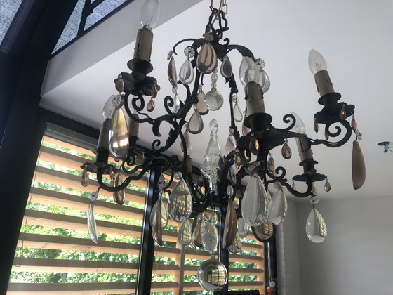 Image 1 of Kronleuchter aus Schmiedeeisen Italienisch