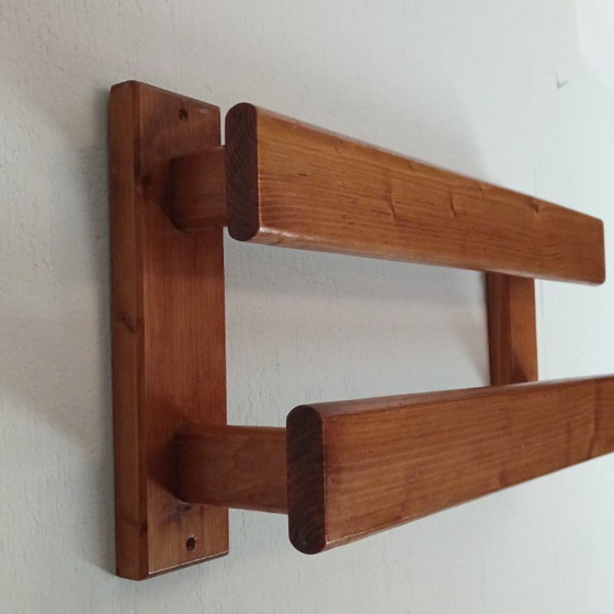 Image 1 of Vintage pine towel rack