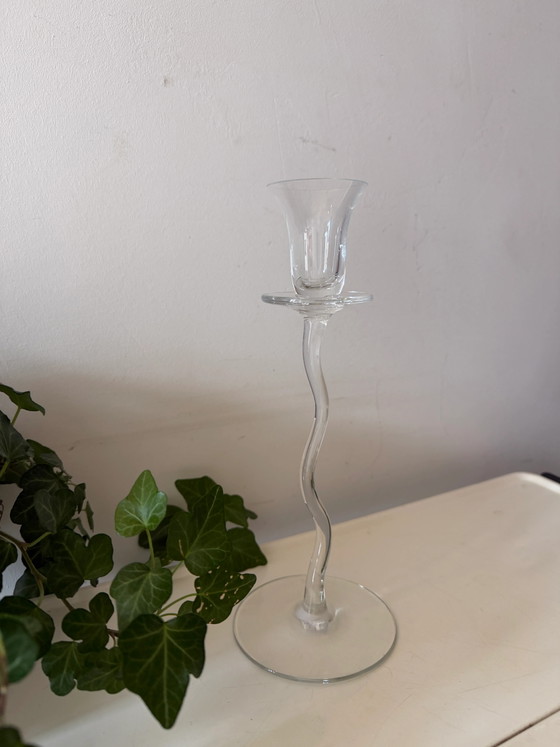 Portacandele Wavy Mid Century – Glass, Mid Century Modern (photo 4 of 4)