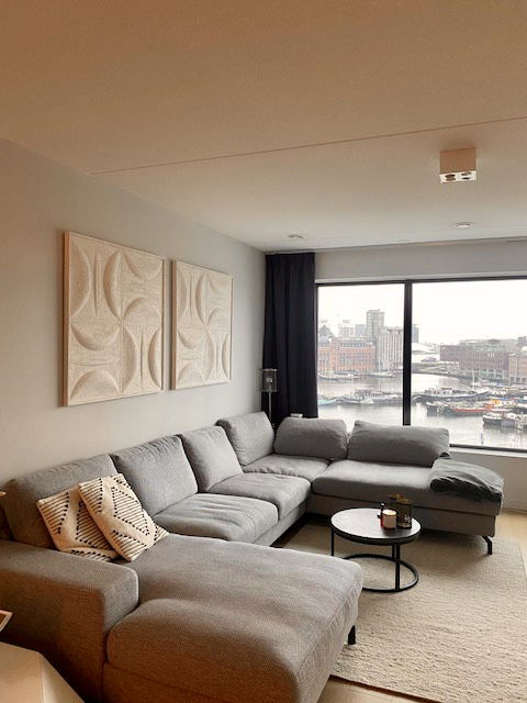 Abstract wall sculpture