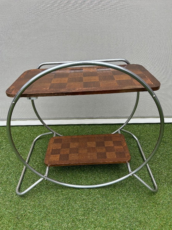 Image 1 of Art deco side table. 