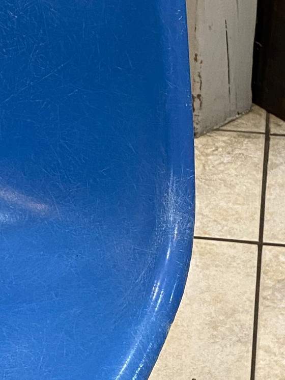 Image 1 of Sedia DSR Eiffel in fibra di vetro turchese, Eames Herman Miller vintage anni '50-'60-'70