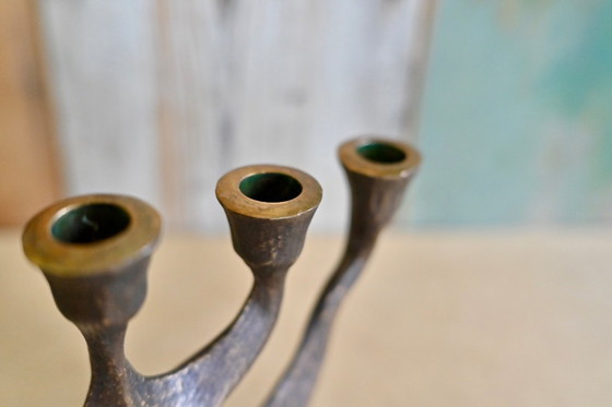 Image 1 of Horst Dalbeck - Brutalist candlesticks - 1960s - Guild of Crafts