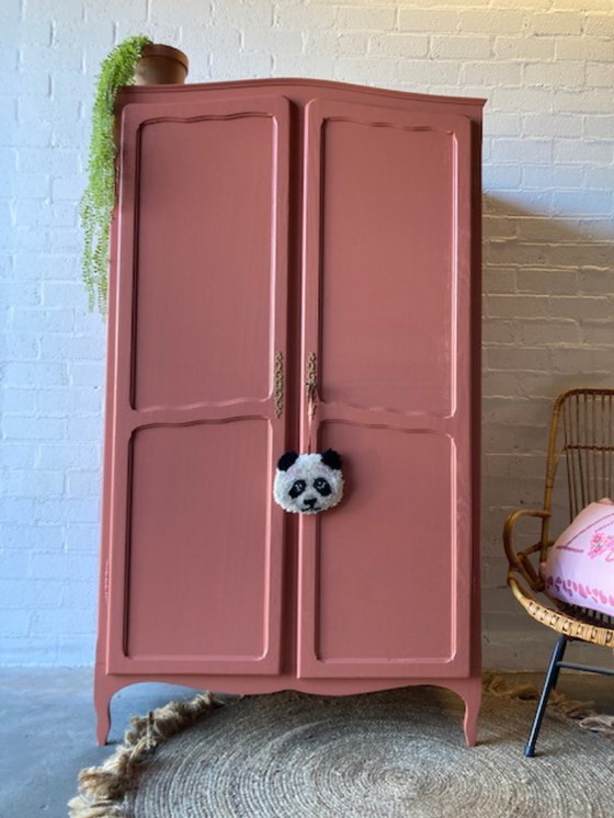 Image 1 of Vintage antique girls' wardrobe, restyled wardrobe