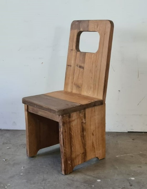 Image 1 of Brutalist dining chairs