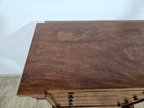 Cómoda Chiffonier Biedermeier de Caoba, Siglo XIX (photo 8 of 24)
