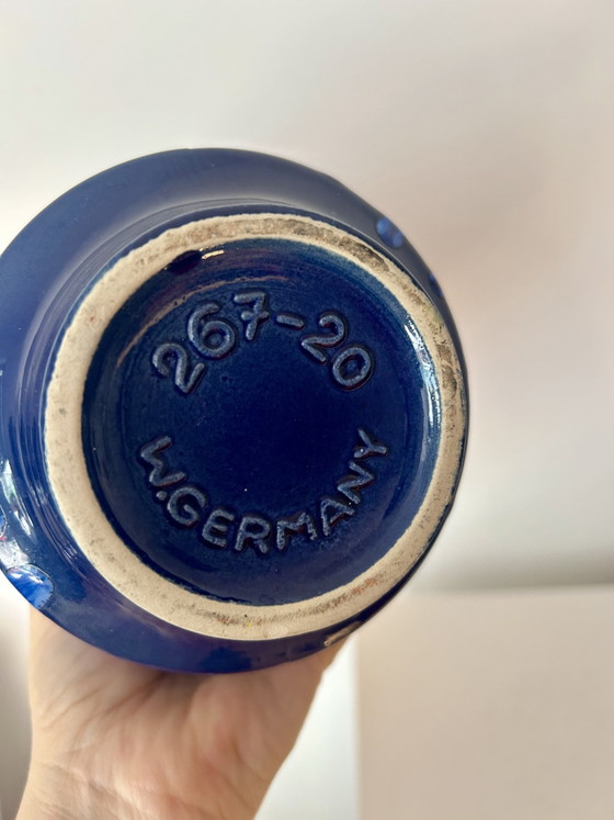 Image 1 of Lampe vase de l'ère spatiale fabriquée à partir d'un vase pagode Scheurich