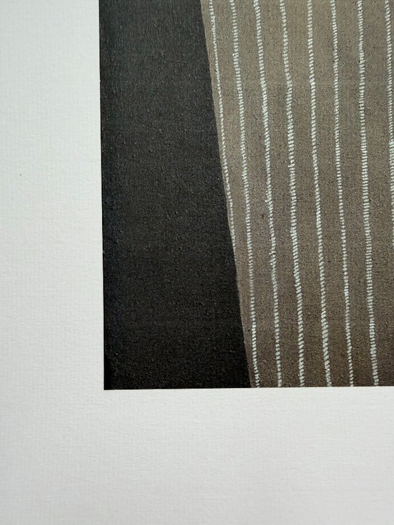 Image 1 of Domenico Gnoli (1933-1970), Gestreepte broek, 1969, copyright Marzia Gnoli, 1994, Gedrukt in Nederland