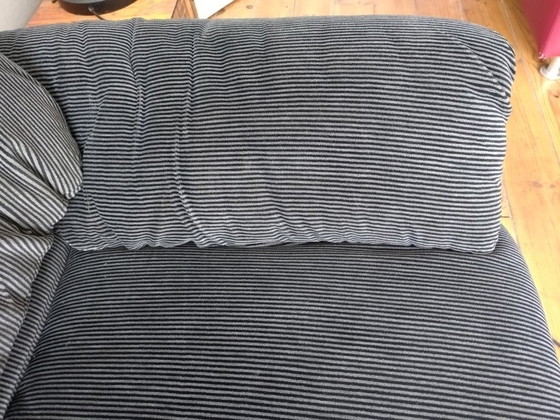 Image 1 of Cassina 675 Maralunga sofá 3 plazas velluto bicolor zw/grijs