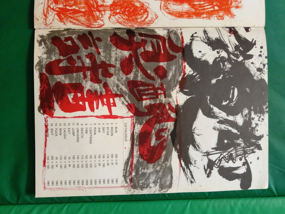 Walasse Ting – "My Shit and My Love: 10 poems" – First Edition, Brussels 1961 – 2 original lithographs (photo 5 of 6)