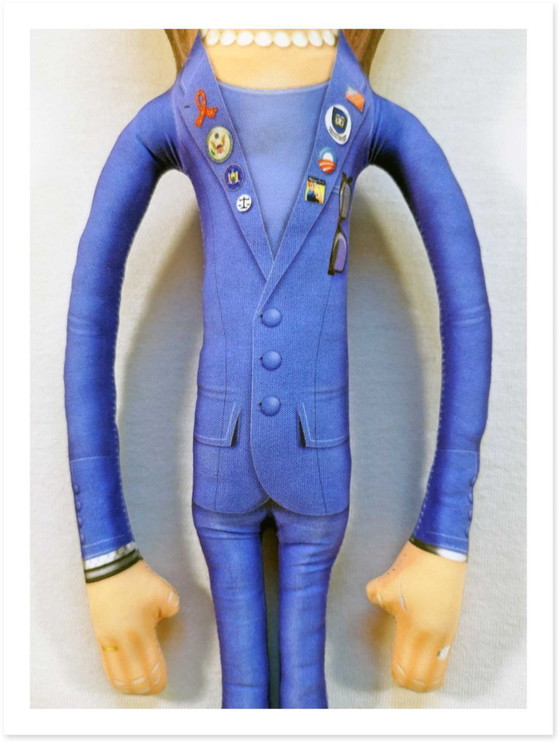Image 1 of Hillary-Clinton-Geschenk | Politisches Geschenk | Dekoration für Anwaltskanzleien | Politische Kunstpuppe