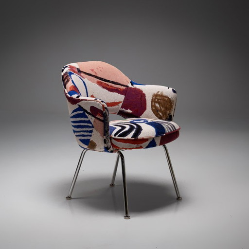 Modell 71 Esszimmerstuhl in La Toile du Peintre von Eero Saarinen für Knoll